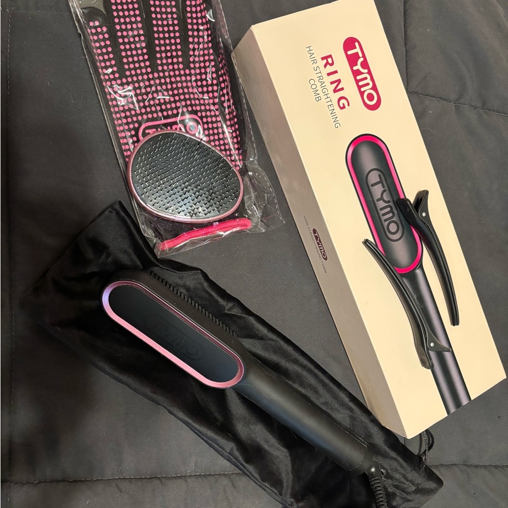 TYMO Pink Hair Straightening Comb